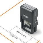 Trodat Printy 4846 Self-Inking 6 Band Numberer Stamp 211619
