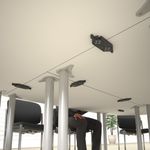 Meeting table linking device - black