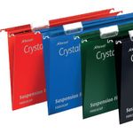 Rexel Crystalfile Extra 30mm Suspension File Green (Pack of 25) 70631