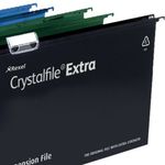 Rexel Crystalfile Extra 30mm Suspension File Green (Pack of 25) 70631