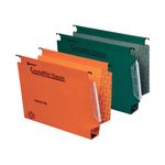 Rexel Crystalfile Classic 50mm Lateral File Green (Pack of 25) 70672