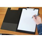Seco Clipboard Foldover A4 Plus Black 570-PVC-BK