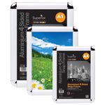 Stewart Superior Snap Frame A4 Chrome ROUNDA4