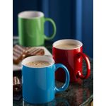 Utopia Pure White Straight Sided Mug 12oz Red (Pack of 12) E90039-00-B01012