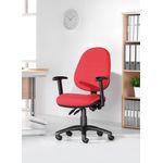 Vantage 100 2 lever PCB operators chair with no arms - Forest Green
