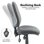 Vantage 200 3 lever asynchro operators chair with no arms - charcoal
