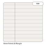 Rhino Recycled Refill Pad 160 Pages 8mm Ruled with Margin A4 (Pack of 5) RH4FMR