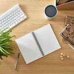Rhino Recycled Wirebound Notebook 160 Pages 8mm Ruled A5 (Pack of 5) SRTWA5