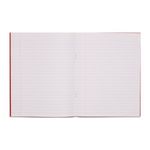 Rhino Exercise Book 8mm Ruled 80 Pages 9x7 Red (Pack of 100) VC46631