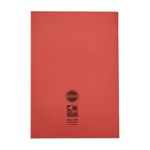 Rhino Exercise Book 8mm/Plain 64 Pages A4 Red (Pack of 50) VC48379