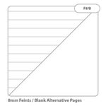 Rhino Exercise Book 8mm/Plain 64 Pages A4 Red (Pack of 50) VC48379