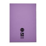 Rhino Exercise Book 8mm Ruled 80 Pages A4 Purple (Pack of 50) VC48471