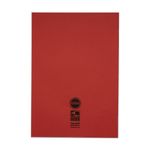 Rhino Exercise Book Plain 48 Pages A4+ Red (Pack of 50) VDU048-010-0
