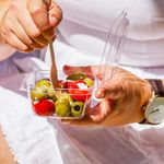 Vegware Deli Container 8oz Hinged Clear (Pack of 300) VHD-08