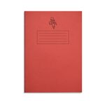 Morrells Handwriting Exercise Book Wide Line A4 Red Pack of 50 MHWLR-8