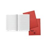 Morrells Handwriting Exercise Book Wide Line A4 Red Pack of 50 MHWLR-8