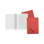 Morrells Handwriting Exercise Book Wide Line A4 Red Pack of 50 MHWLR-8