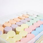 Craft Planet Coloured Playground Chalk Tub of 52 CPT 714104