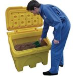Yellow Slim 130 Litre Grit and Sand Bin 379940