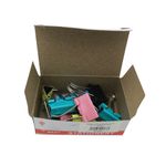 Clipper Foldback Clip 19mm Assorted Pack of 10 WS22490