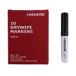 Black Whiteboard Marker Pens Bullet Tip (Pack of 10) WB15 804032