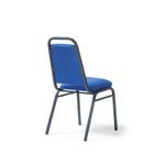 Yin classic back banqueting stacking chair - blue