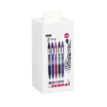 Zebra Z-Grip Retractable Ballpoint Pen Ast Pack of of 50 5024475027602