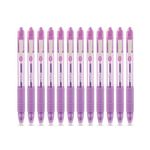 Zebra Z-Grip Retractable Ballpoint Violet Pack of 12 4901681030545