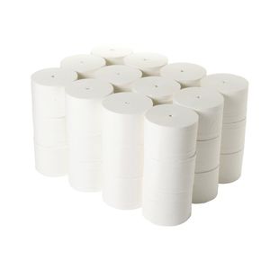 2Work Micro Twin Coreless Toilet Rolls 800 Sheets (Pack of 36) 2W00697
