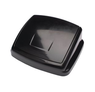 2Work Swing Bin Lid 50 Litre Black H12W02392