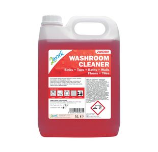 2Work Washroom Cleaner Concentrate Odourless 5 Litre 2W03981