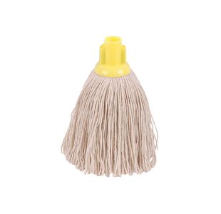 2Work Twine Rough Socket Mop 12oz Yellow (Pack of 10) 2W04294