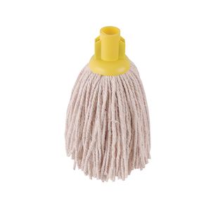 2Work PY Smooth Socket Mop 12oz Yellow (Pack of 10) 2W04302