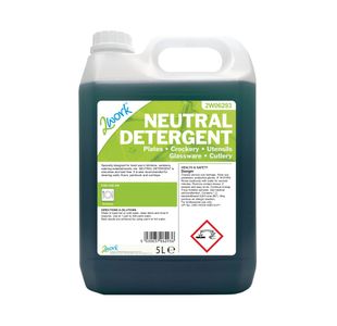 2Work Dishwashing Neutral Detergent Liquid 5 Litre 2W06293