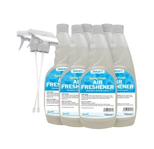 2Work Spring Air Freshener Trigger Spray 750ml (Pack of 6) 2W07248