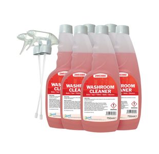 2Work Washroom Cleaner Trigger Spray 750ml (Pack of 6) 2W07249