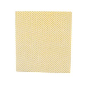 2Work Heavy Duty Non-woven Cloth 380x400mm Yellow (Pack of 5) 2W08163