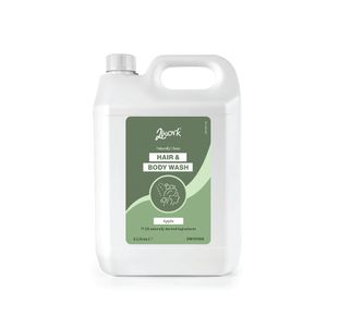 2Work Naturally Clean Hair and Body Wash 5 Litre Pack of 2 2W10166