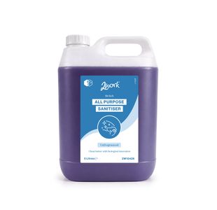 2Work BioTech All Purpose Sanitiser Unscented 5L Pack of 2 2W10426