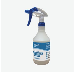 2Work Glass Cleaner Empty Trigger Spray Bottle 750ml Blue 2W10662