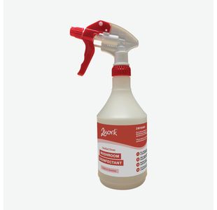 2Work Washroom Disinfectant Empty Trig Spray Bottle 750ml Red 2W10666