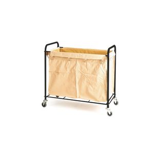 2Work Rectangular Laundry Trolley 920x560x880mm 2W10763