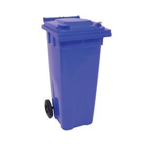 2Work Wheelie Bin 140 Litre Blue 2W10837
