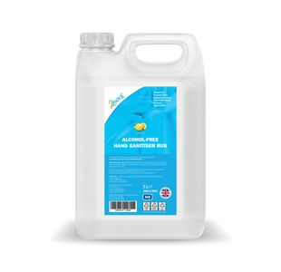 2Work Hand Sanitiser Rub Alcohol-Free Jerry Can 5L 2W11364