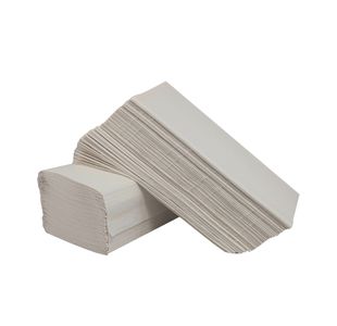 2Work V-Fold Hand Towels 1-Ply 190x250mm Sheet Size White (Pack of 3600) 2W70723