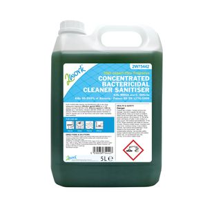2Work Concentrated Bactericidal Cleaner Sanitiser 5 Litre 2W75442