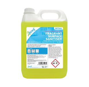 2Work Fragrant Surface Sanitiser 5 Litre 2W75443