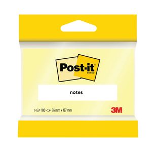 Post-it 76x127mm Canary Yellow Notes (12 Pack) 6830Y