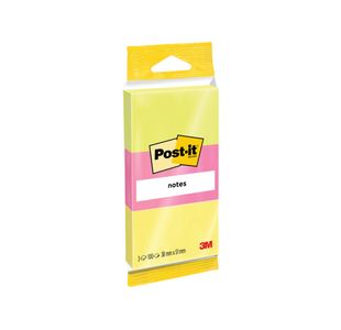 Post-it Neon Colour Notes 38x51mm 100 Sheet Pads Assorted (36 Pack) 6812