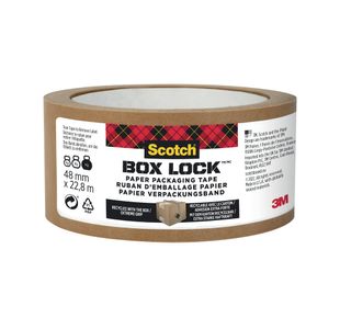 Scotch Box Lock Paper Packaging Tape 48x22.8m 850-23-EF-8GC
